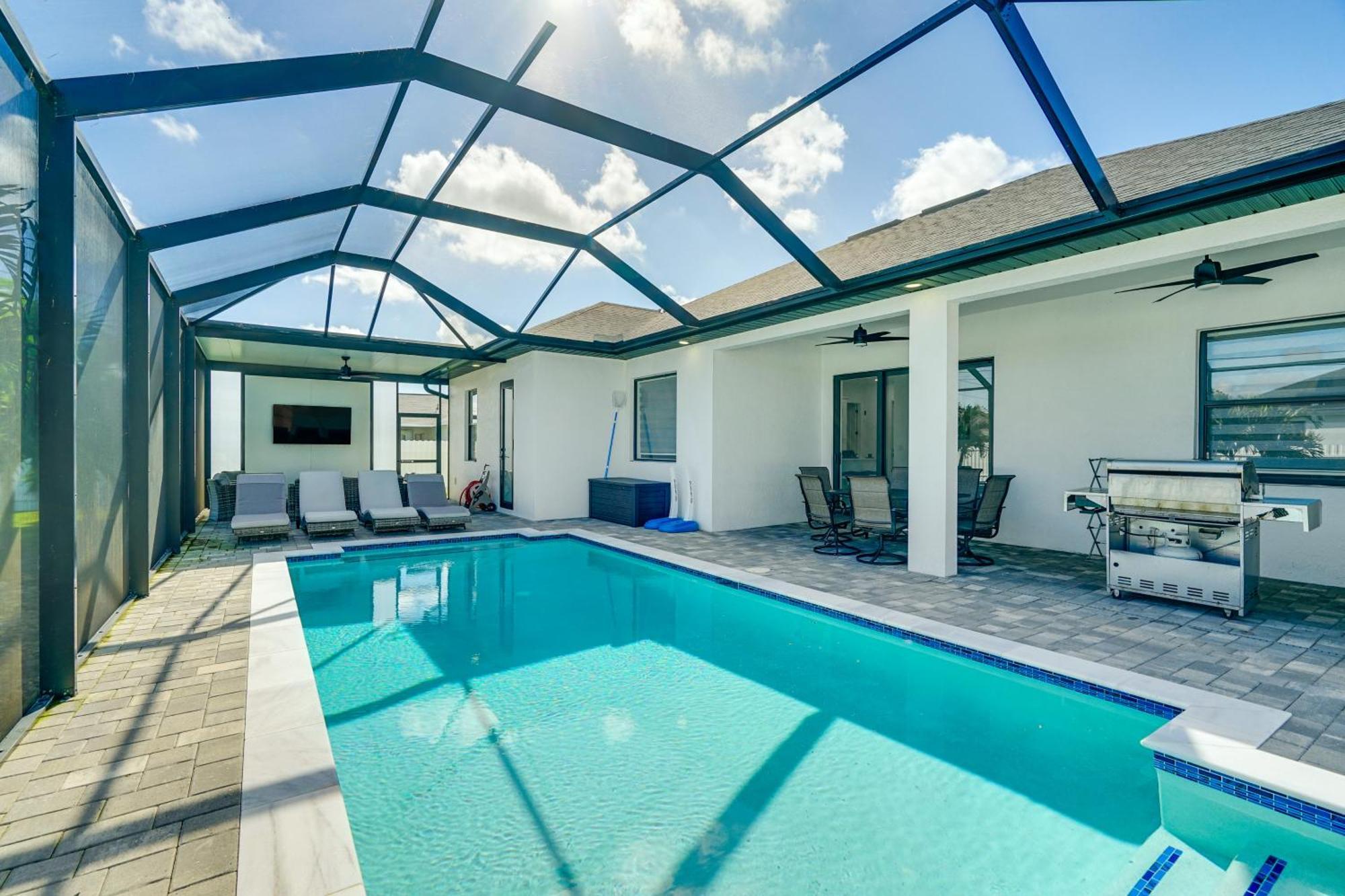 Cape Coral Escape Furnished Lanai And Private Pool! Villa Buitenkant foto